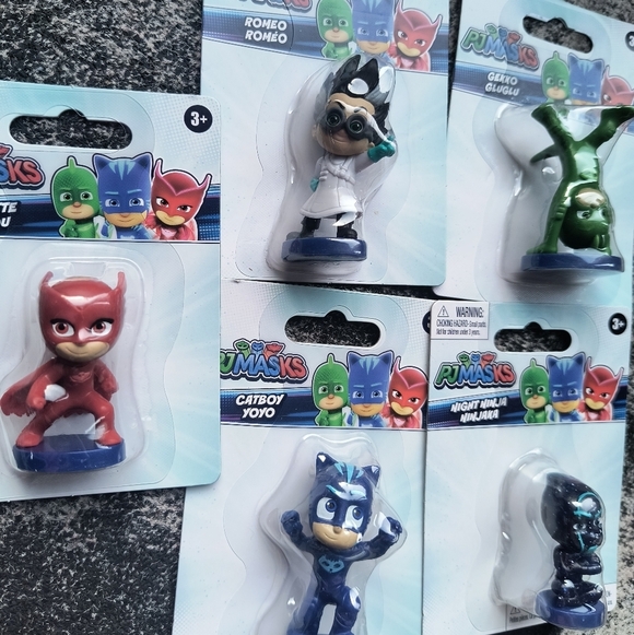 PJ Masks Hasbro Figures Set Of 5 Ninja Catboy Owlette Hello Romeo Collection - Picture 7 of 7
